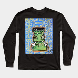 Frankenstein shrunken head Long Sleeve T-Shirt